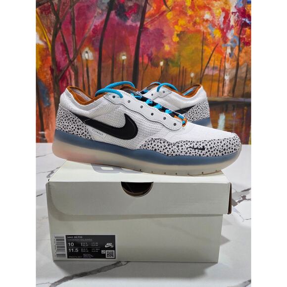 Nike SB PS8 Electric Pack Size 10 Men\'s Safari Olympic FN 0374-001 Skateboard
